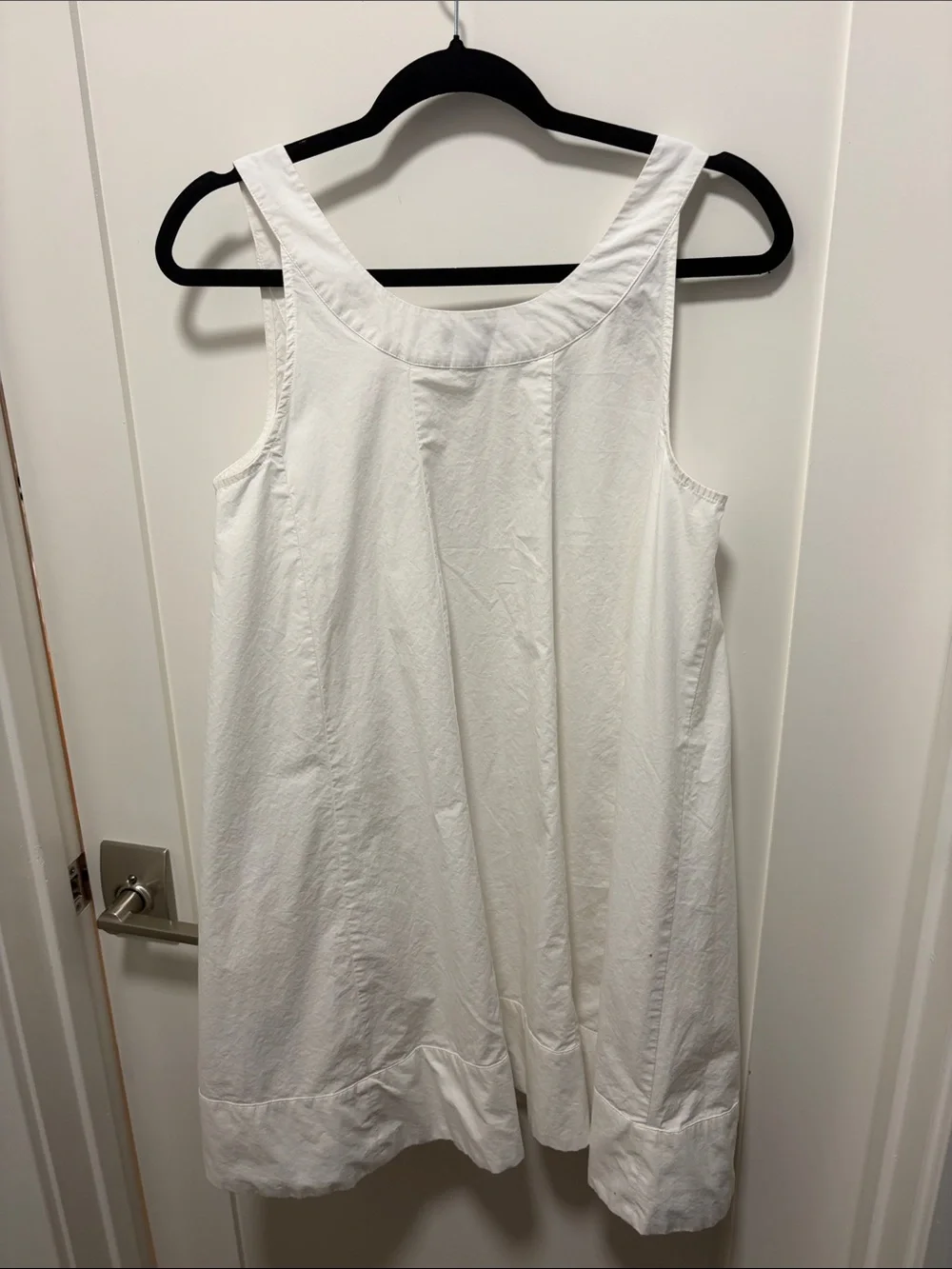 NWOT J Crew Scoopneck shift dress in cotton poplin